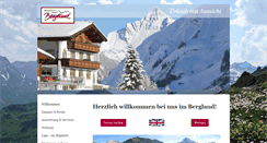 Desktop Screenshot of bergland-lech.at